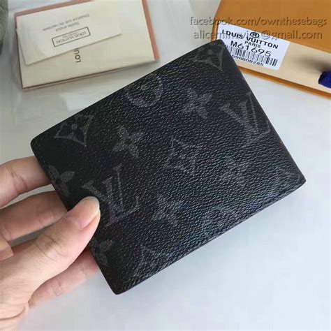 louis vuitton eclipse monogram canvas roller|louis vuitton monogram eclipse wallet.